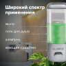 Дозатор для жидкого мыла LAIMA, НАЛИВНОЙ, 0,5 л, хром, ABS-пластик, 601793, 601793