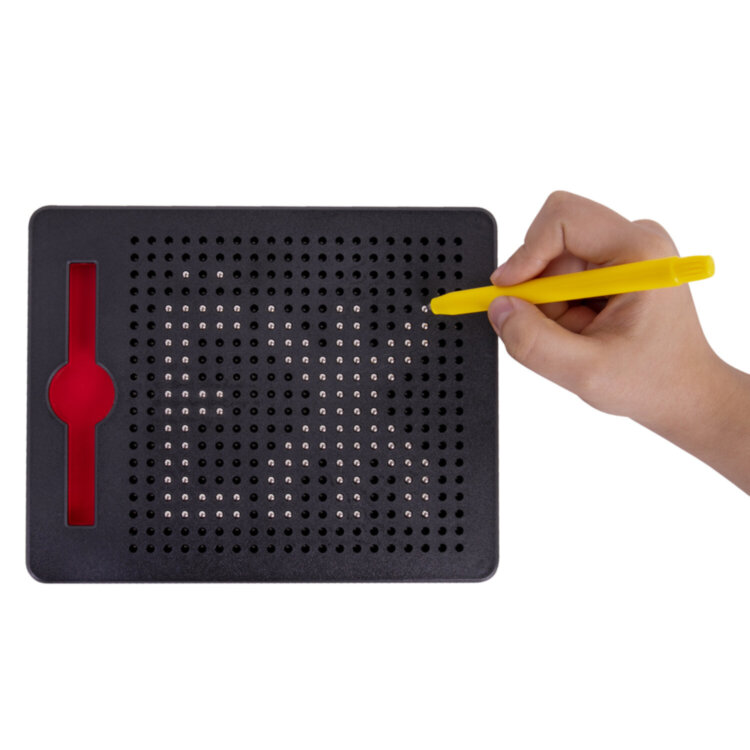 Магнитный планшет-доска MAGPAD MEDIUM для рисования 17х21 см, 380 шариков, BRAUBERG KIDS, 664921, 664921