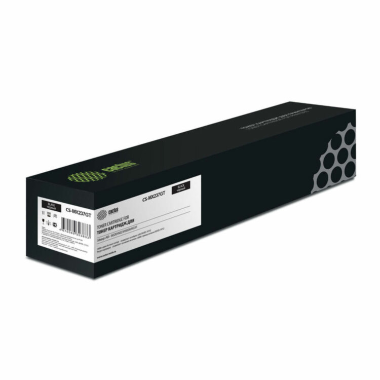 Картридж лазерный CACTUS (CS-MX237GT) для Sharp AR-6020/6023/6026/6031, черный, ресурс 20000 страниц, 364049
