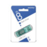 Флеш-диск 8 GB, SMARTBUY Glossy, USB 2.0, зеленый, SB8GBGS-G, 512179