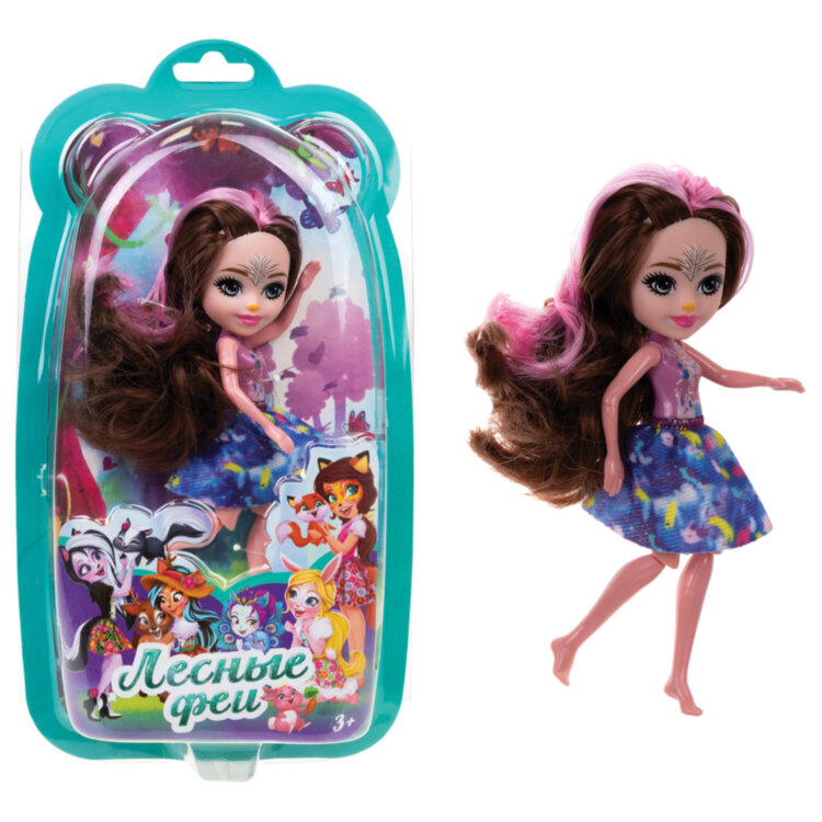 Кукла "Лесная фея", 16 см, ассорти, в блистере, 1TOY, 666019