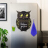 Доска на холодильник магнитно-меловая 30х40 см "Baby Owl" с набором аксессуаров, BRAUBERG, 237842, 237842