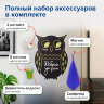Доска на холодильник магнитно-меловая 30х40 см "Baby Owl" с набором аксессуаров, BRAUBERG, 237842, 237842