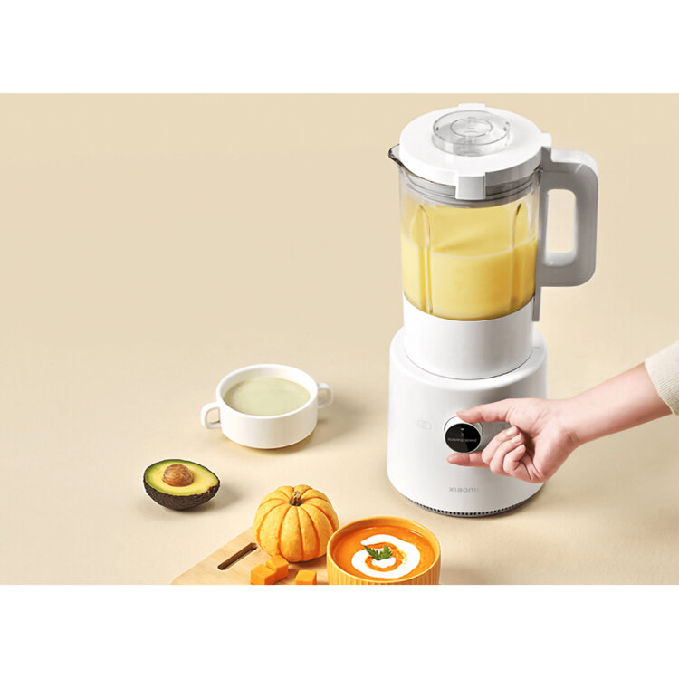 Блендер стационарный XIAOMI Smart Blender, 1000 Вт, 9 скоростей, чаша 1,6 л, белый, BHR5960EU, 456660
