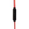 Наушники проводные внутриканальные с микрофоном SONNEN EP-H47RB, 1,1 м, красные/черные, 514129, 514129