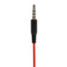 Наушники проводные внутриканальные с микрофоном SONNEN EP-H47RB, 1,1 м, красные/черные, 514129, 514129