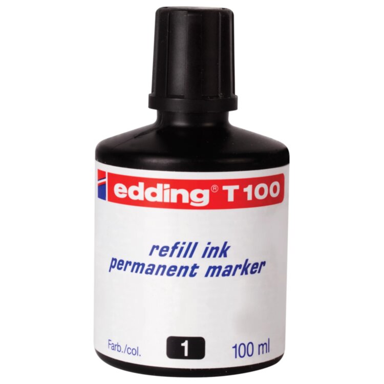 Чернила универсальные EDDING 100, 100 мл, черные, E-T100/1, 151268