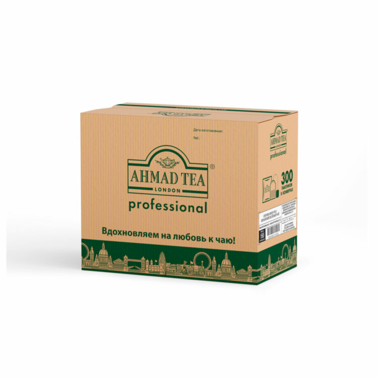 Чай AHMAD "Professional Chinese Green Tea" зеленый, 300 пакетиков в конвертах по 1,8 г, 1565, 622787