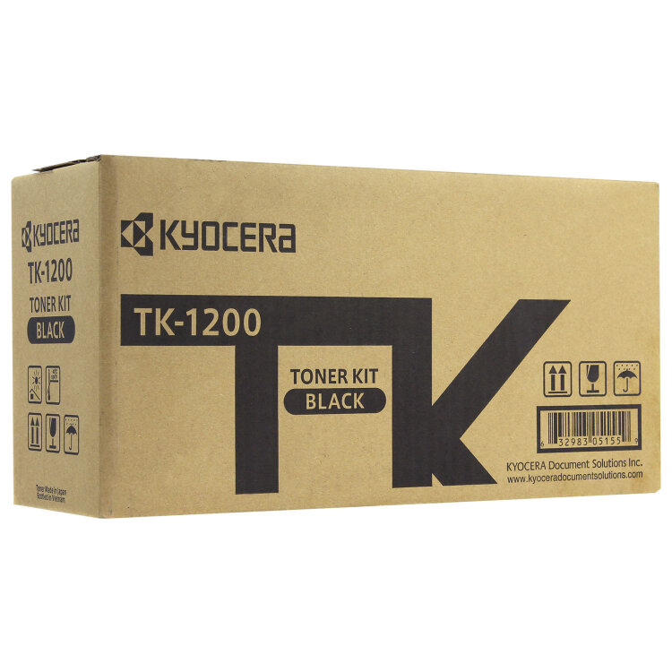 Тонер-картридж KYOCERA (TK-1200) P2335/M2235dn/M2735dn/M2835dw, ресурс 3000 стр., оригинальный, 1T02VP0RU0, 363057