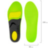 Стельки для кроссовок СПОРТИВНЫЕ КАРКАСНЫЕ, материал PU PRO SPORT, размер RU 36-37 / EU 37-38, с линиями выреза, SHEGRA (ШЕГРА), 700765, 700765