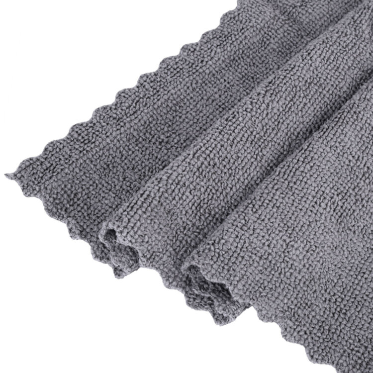 Салфетки из МИКРОФИБРЫ 30х30 см, GRAY & BLACK, big pack, КОМПЛЕКТ 10 штук, 180 г/м2, LAIMA HOME, 700610, 700610