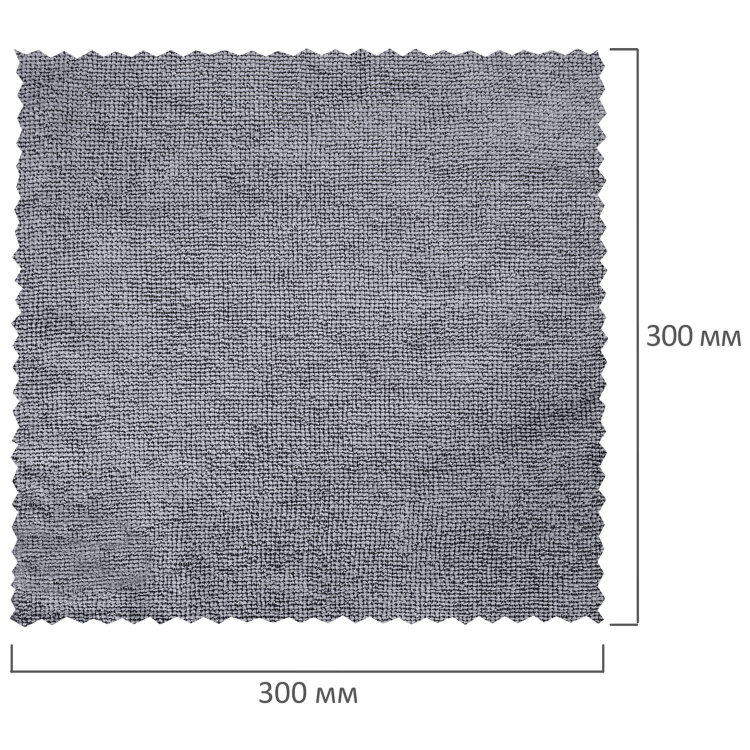 Салфетки из МИКРОФИБРЫ 30х30 см, GRAY & BLACK, big pack, КОМПЛЕКТ 10 штук, 180 г/м2, LAIMA HOME, 700610, 700610