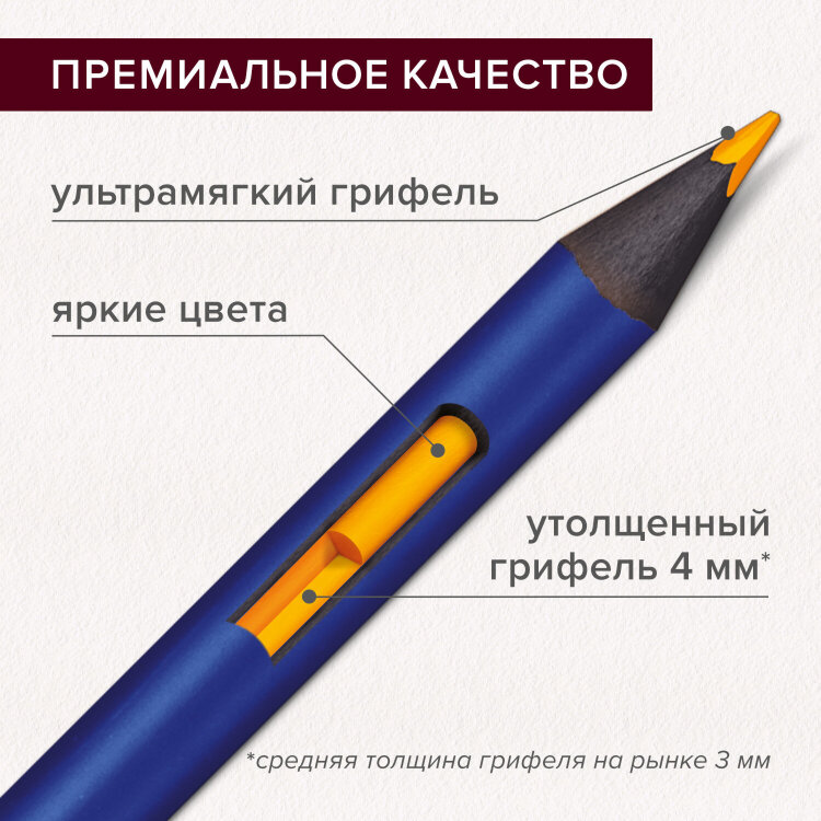 Карандаши художественные цветные акварельные, 120 цветов, 4 мм, металлический кейс, BRAUBERG ART PREMIERE, 181926, 181926