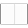 Блокнот А5 134х206 мм, 80 л., твёрдый, клетка, BRAUBERG "Minimal", черный, 116436, 116436