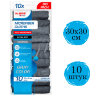 Салфетки из МИКРОФИБРЫ 30х30 см, GRAY, big pack, КОМПЛЕКТ 10 штук, 180 г/м2, LAIMA HOME, 700609, 700609