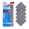 Салфетки из МИКРОФИБРЫ 30х30 см, GRAY, big pack, КОМПЛЕКТ 10 штук, 180 г/м2, LAIMA HOME, 700609, 700609