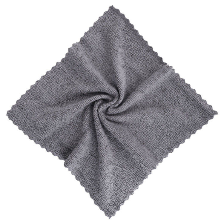 Салфетки из МИКРОФИБРЫ 30х30 см, GRAY, big pack, КОМПЛЕКТ 10 штук, 180 г/м2, LAIMA HOME, 700609, 700609
