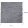 Салфетки из МИКРОФИБРЫ 30х30 см, GRAY, big pack, КОМПЛЕКТ 10 штук, 180 г/м2, LAIMA HOME, 700609, 700609