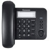 Телефон PANASONIC KX-TS2352RUB, черный, память 3 номера, повторный набор, тональный / импульсный режим, индикатор вызова, 260337