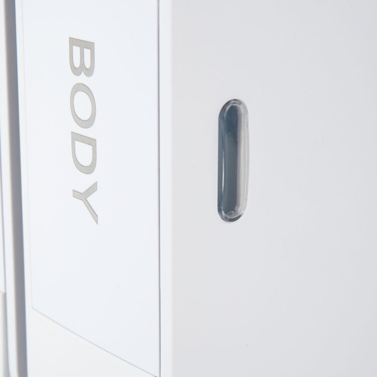 Дозатор двойной 2х0,38 л для жидкого мыла/шампуня/геля LAIMA ULTRA, НАЛИВНОЙ, белый, 609107, 609107