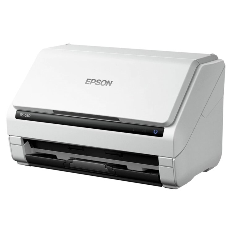 Сканер потоковый EPSON WorkForce DS-530II А4, 35 стр./мин, 1200x1200, ДАПД, B11B261401, 354774