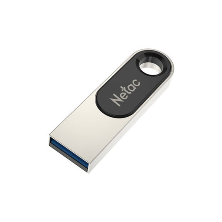 Флеш-диск 16 GB NETAC U278, USB 2.0, металлический корпус, серебристый/черный, NT03U278N-016G-20PN, 513713