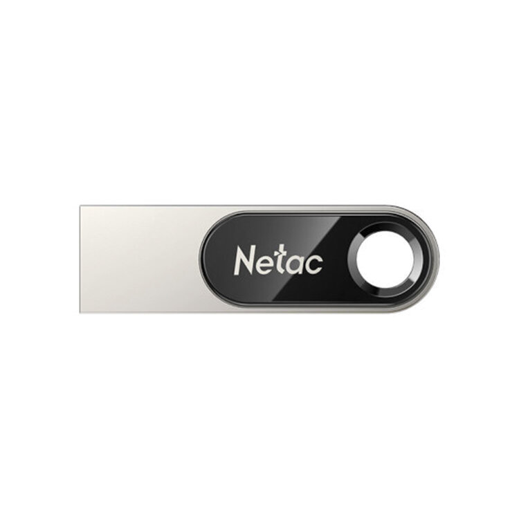 Флеш-диск 16 GB NETAC U278, USB 2.0, металлический корпус, серебристый/черный, NT03U278N-016G-20PN, 513713