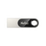 Флеш-диск 16 GB NETAC U278, USB 2.0, металлический корпус, серебристый/черный, NT03U278N-016G-20PN, 513713