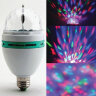 Светодиодная проекционная DISCO лампа ERGOLUX LED-A75DIS-3W-E27, вращение на 360 градусов, RGB, 14541, 456629