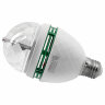 Светодиодная проекционная DISCO лампа ERGOLUX LED-A75DIS-3W-E27, вращение на 360 градусов, RGB, 14541, 456629