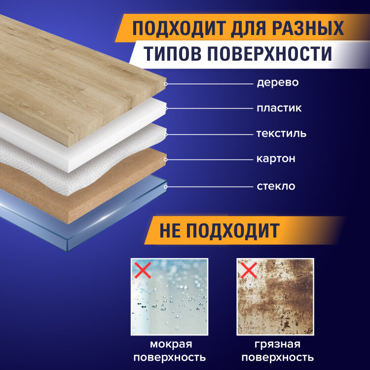 Клейкая двухсторонняя лента 38 мм х 10 м, ТКАНЕВАЯ ОСНОВА, BRAUBERG, 606428, 606428