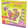 Картина стразами (алмазная мозаика) 20х20 см, ЮНЛАНДИЯ "Бабочка", картон, 662434, 662434