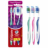 Зубная щетка НАБОР (2+1) COLGATE "Зиг заг", средней жесткости, FVN59964, 609070