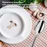 Ложки столовые 20 см, STANDARD, КОМПЛЕКТ 6 шт., полированная нержавеющая сталь, серебристые, DASWERK, 609077, 609077