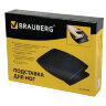 Подставка для ног BRAUBERG, офисная, 45х35 см, черная, 530106, 530106