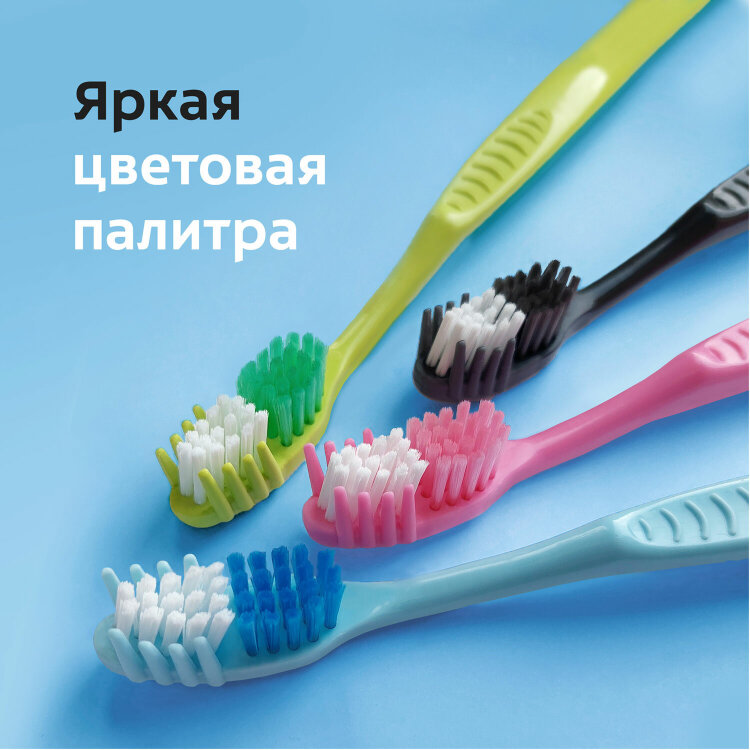 Зубная щетка НАБОР (1+1) COLGATE "Массажер", средней жесткости, FCN20845, 609071