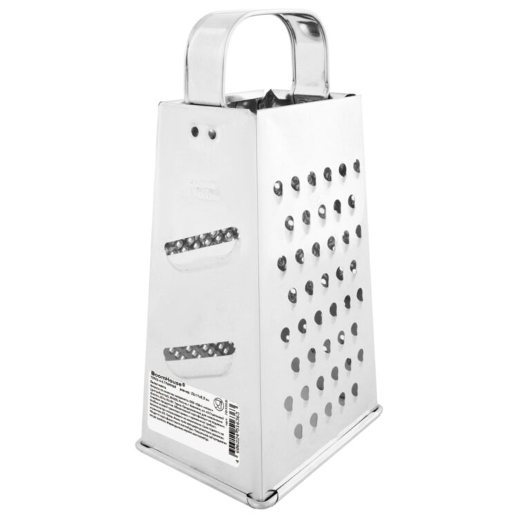 Терка 4 грани 22х11х8,5 см, белая жесть, BOOMHOUSE (БумХаус) Classic, 701858, 701858