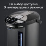Термопот на 6,5 литра, 2 режима подачи воды BQ (БИ-КЬЮ) TP536, 1450 Вт, 5 температурных режимов, металл, 86189885, 457537