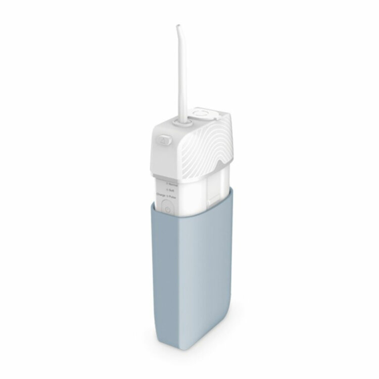 Ирригатор для полости рта (НДС 10%) B.WELL PRO-913, портативный, емкость резервуара 0,15 л, 1 насадка, бело-серый, 456557