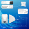 Сушилка для рук SONNEN HD-988, 850 Вт, пластиковый корпус, белая, 604189, 604189