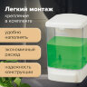 Дозатор для жидкого мыла LAIMA, НАЛИВНОЙ, 1 л, белый, ABS-пластик, 601794, 601794