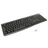 Клавиатура беспроводная LOGITECH K270, USB, 104 клавиши + 8 дополнительных клавиш, мультимедийная, черная, 920-003757, 511448