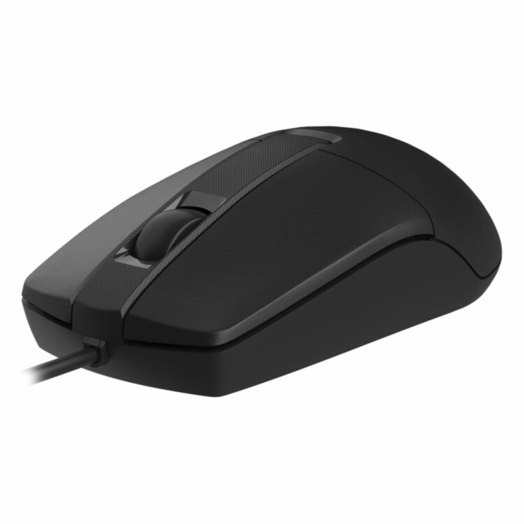 Мышь проводная A4TECH OP-330, USB, 2 кнопки + 1 колесо-кнопка, оптическая, черная, 1530236, 513922