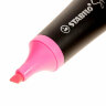 Текстовыделитель STABILO "Shine", РОЗОВЫЙ, линия 2-5 мм, 76/56, 152226