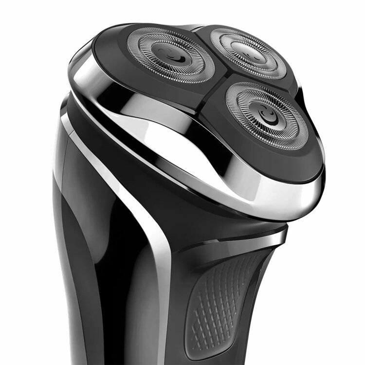 Электробритва POLARIS PMR 0305R PRO 5, 3 головки, аккумулятор, сухое и влажное бритье, черная, 51919, 456716