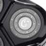 Электробритва POLARIS PMR 0305R PRO 5, 3 головки, аккумулятор, сухое и влажное бритье, черная, 51919, 456716