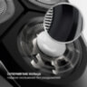 Электробритва POLARIS PMR 0305R PRO 5, 3 головки, аккумулятор, сухое и влажное бритье, черная, 51919, 456716