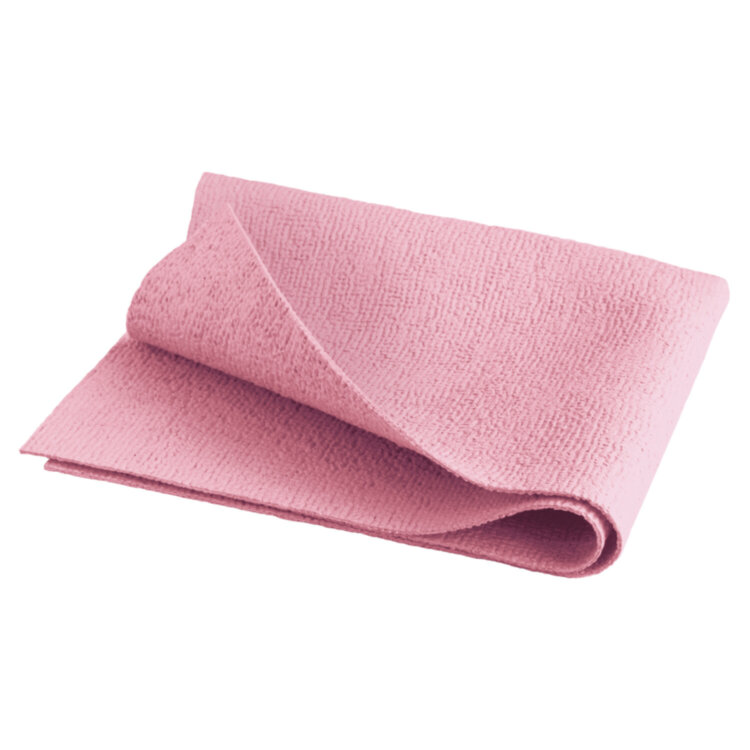 Салфетка из МИКРОФИБРЫ ГУБЧАТАЯ PVA/ПВА СУПЕРВПИТЫВАЮЩАЯ 30х35 см, Long Fresh, розовая, 275 г/м2, YORK, 26250, 608403