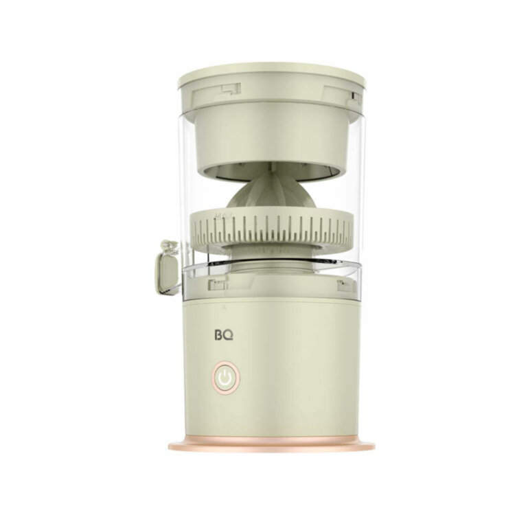 Соковыжималка для цитрусовых аккумуляторная BQ (БИ-КЬЮ) J3000, 45 Вт, стакан 0,2 л, пластик, зеленая, 86196906, 457526