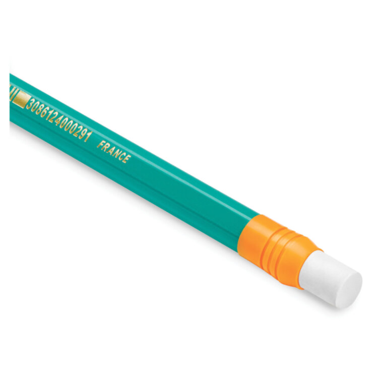 Карандаш чернографитный BIC, 1 шт., "Evolution", HB, с ластиком, корпус зеленый, 8803323, 36 штук, 180094